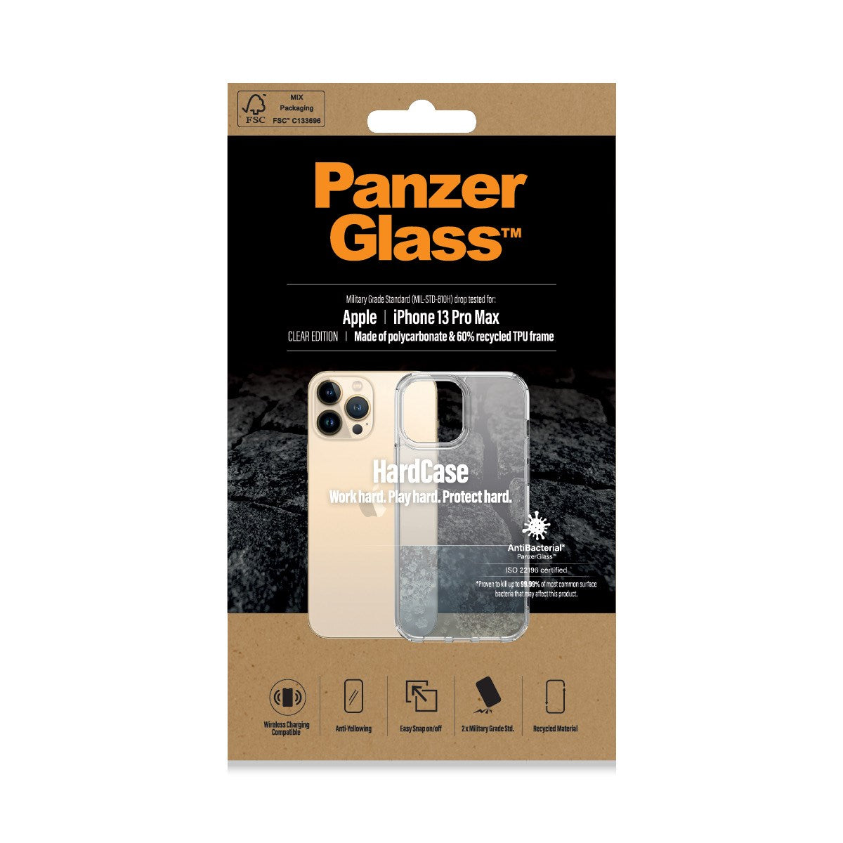 PanzerGlass® HardCase iPhone 13 Pro Max | Clear